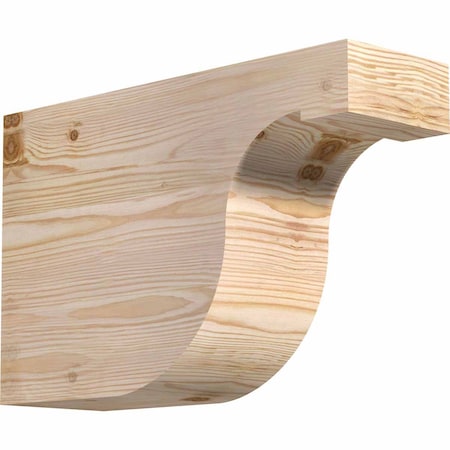 Ekena Millwork Del Monte Smooth Rafter Tail, Douglas Fir, 5 1/2"W x 12"H x 18"L RFT06X12X18DEL00SDF